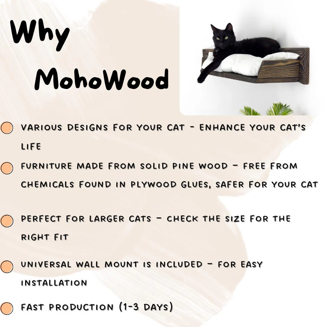 Stock in USA, Scratcher Cat 3 Sections, Cat Shelves, Cat Wall Furniture, Cat Scratching, Cat Tree, Cat Tower, Cat Climbing, Cat Supplies