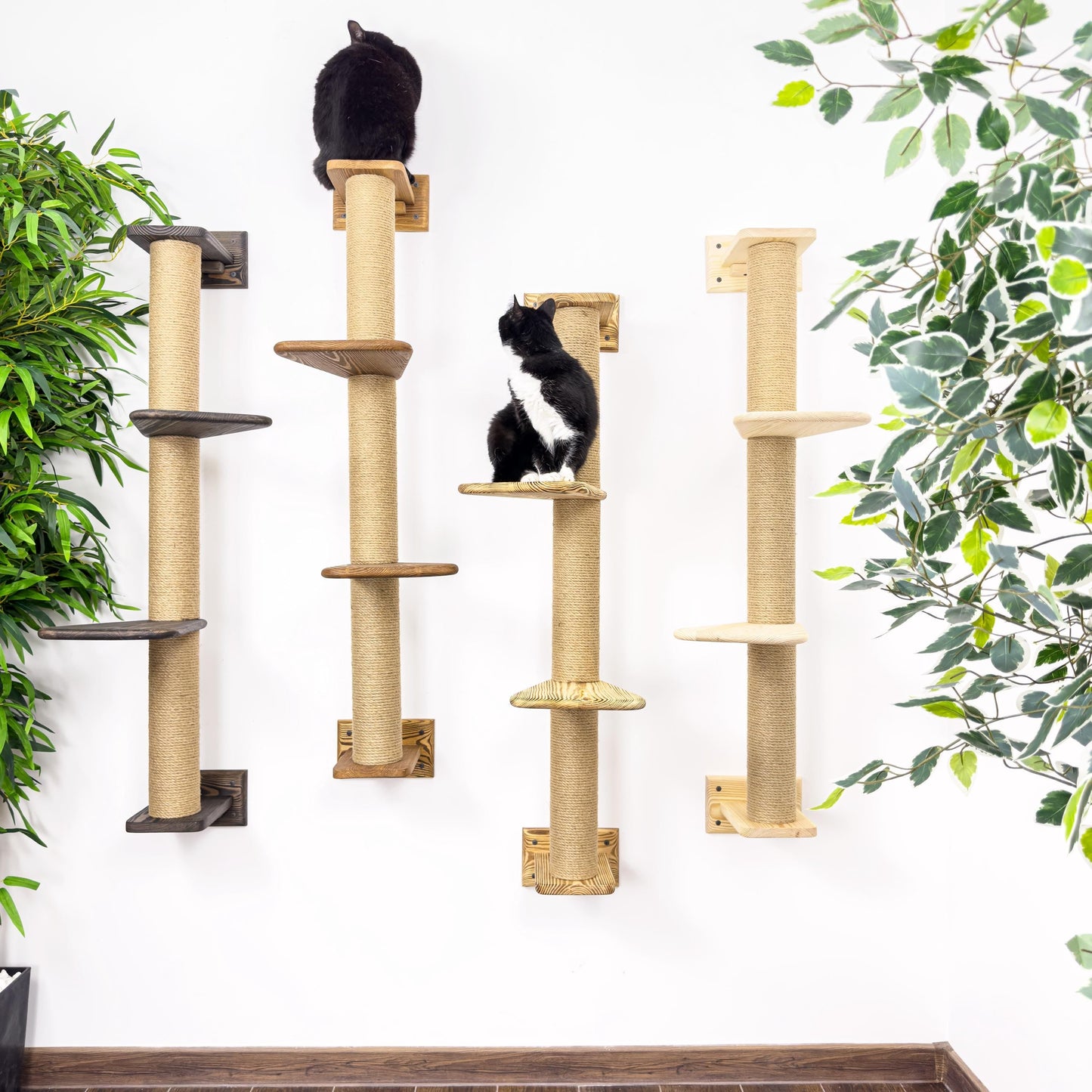Stock in USA, Scratcher Cat 3 Sections, Cat Shelves, Cat Wall Furniture, Cat Scratching, Cat Tree, Cat Tower, Cat Climbing, Cat Supplies