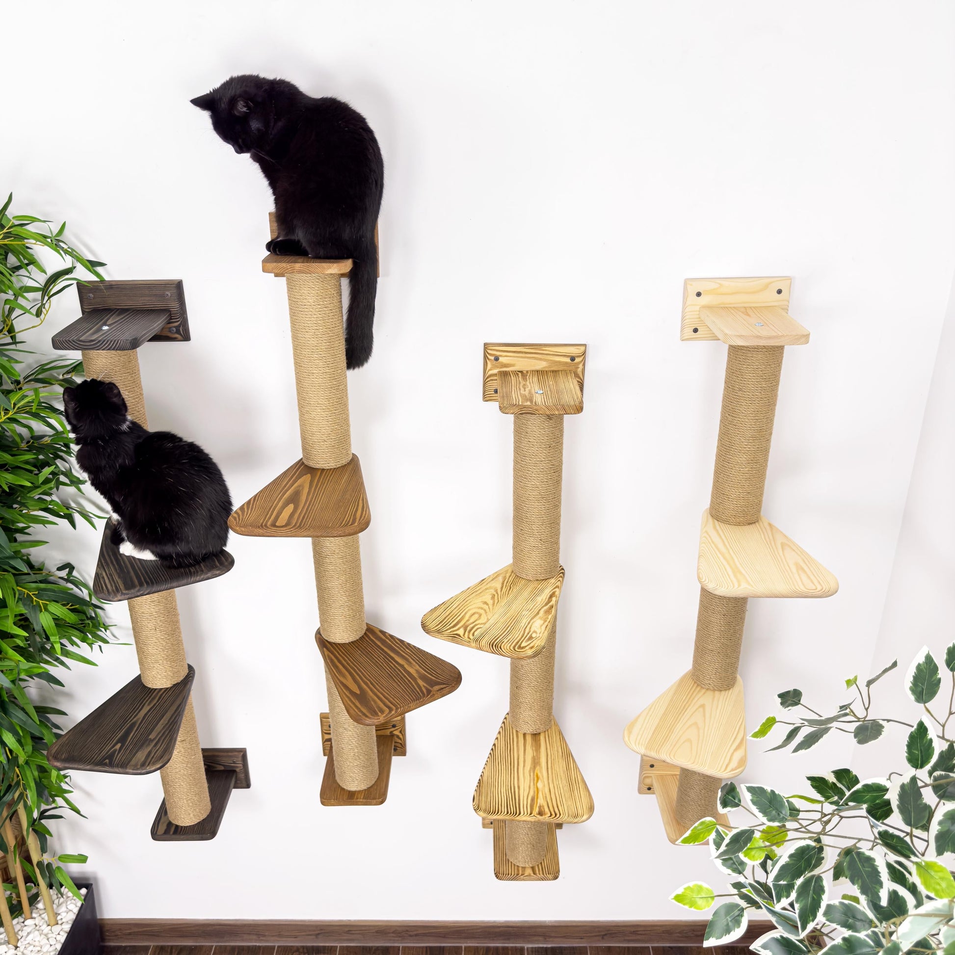 Stock in USA, Scratcher Cat 3 Sections, Cat Shelves, Cat Wall Furniture, Cat Scratching, Cat Tree, Cat Tower, Cat Climbing, Cat Supplies